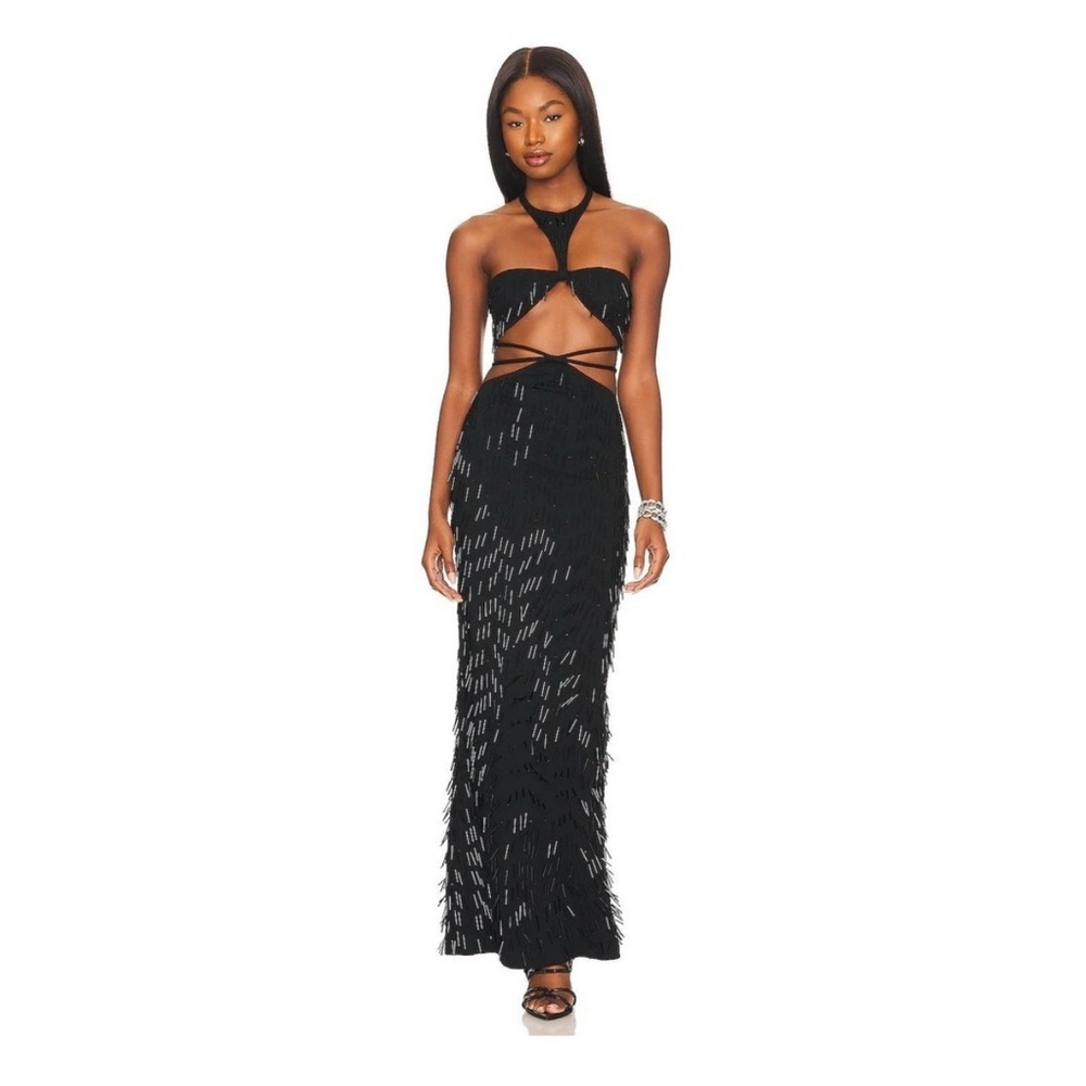 Camila Coelho Niya Gown Embellished
Black Size S NWT